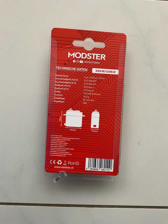 MODSTER Servo Mex 625MG 3