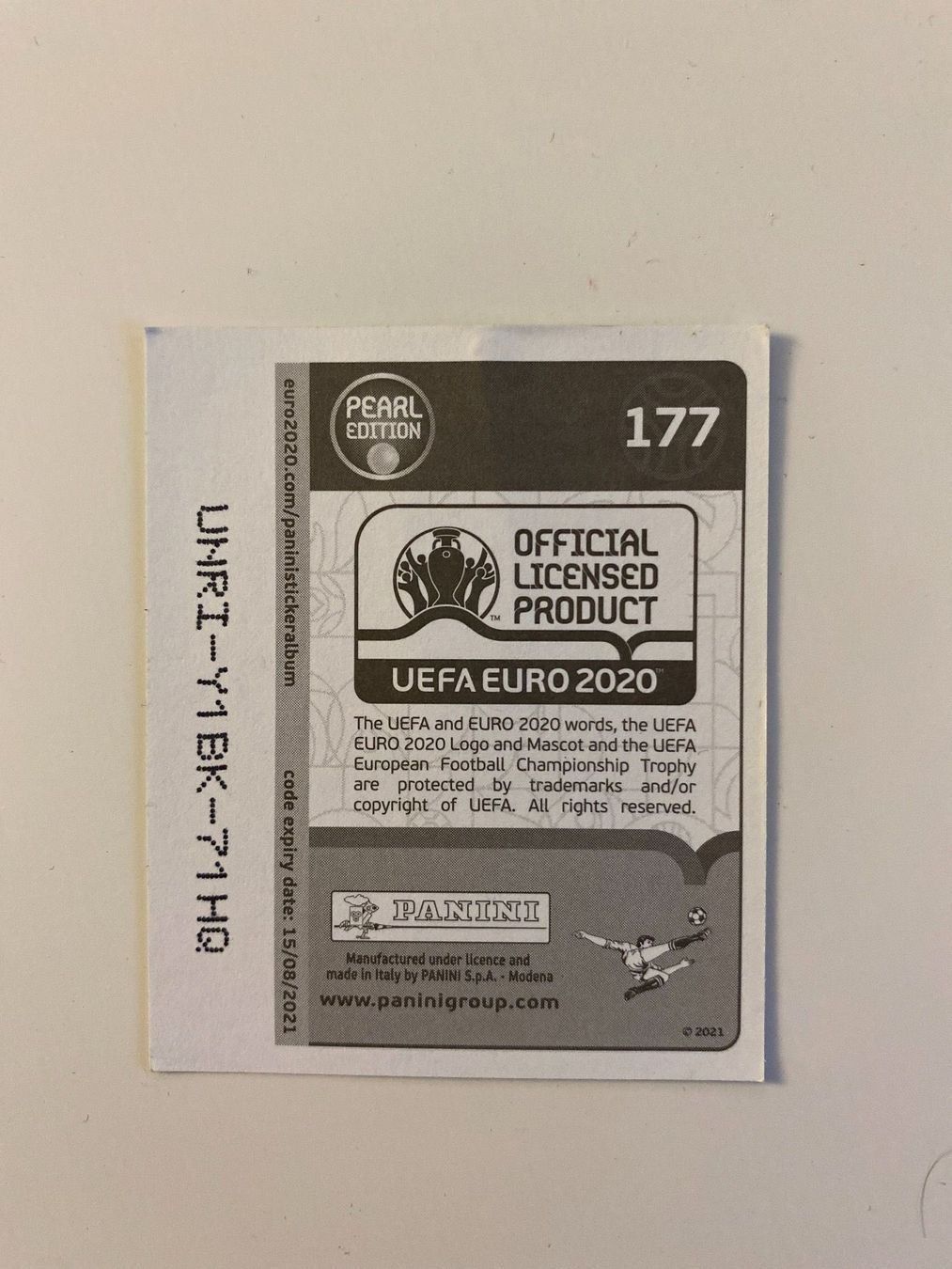 Panini Carte collezionabili: Euro 2020 Panini Bild Nr 177 – Nuovo (secondo la descrizione) da Dietikon venduto da Emoruk 1
