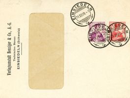 Einsiedeln - Benziger-Verlag - Privatzudruckganzsache