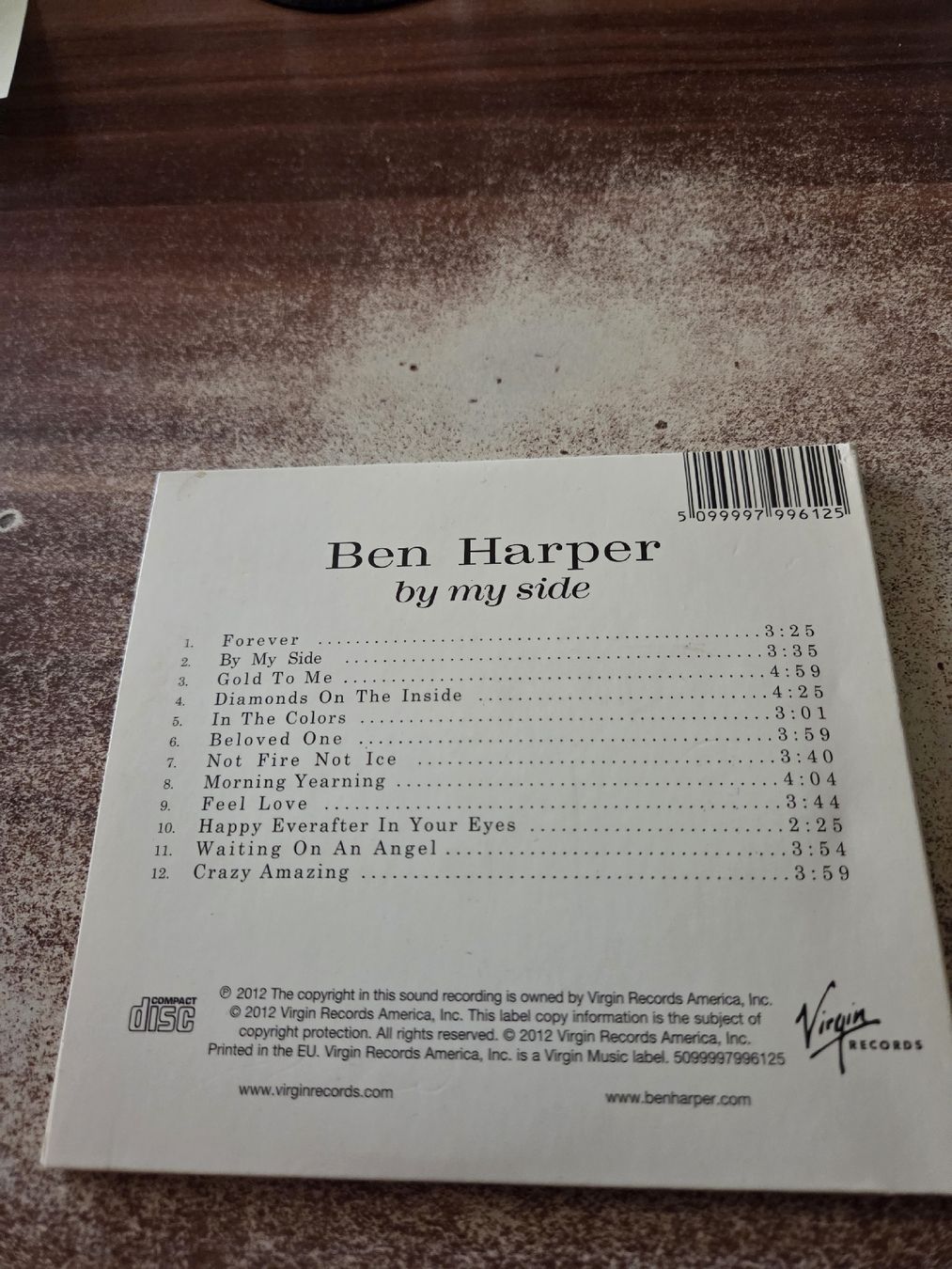 CD: Ben Harper - By My Side – Usato da Wattenwil venduto da Mage66 1