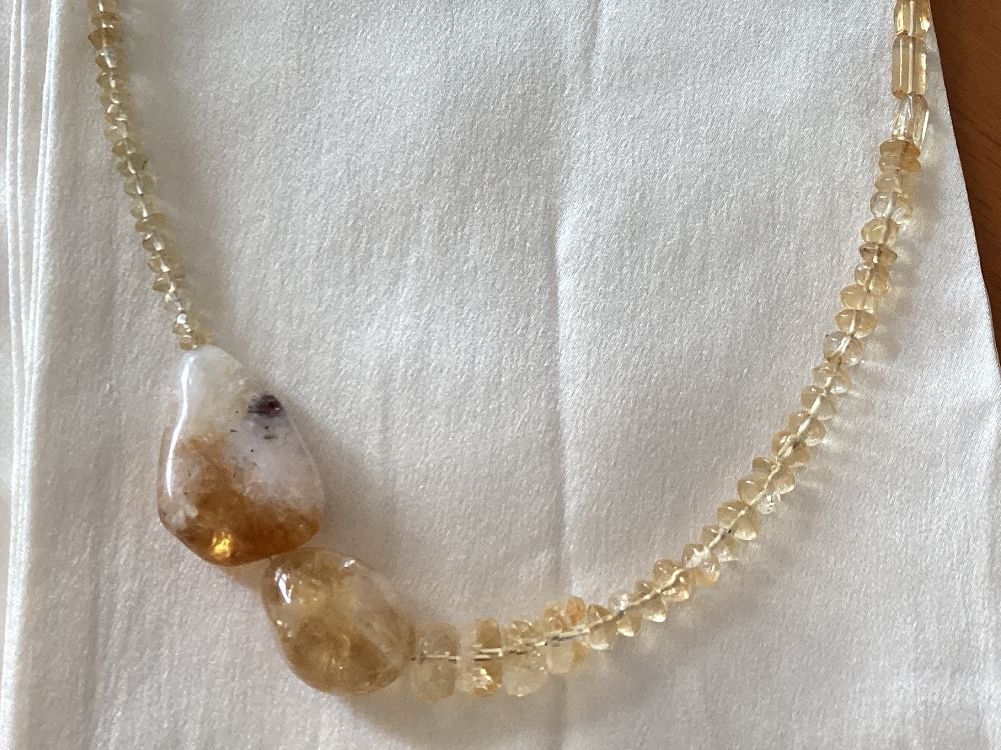 Catenine: Collier pierre citrine – Usato da fribourg venduto da iris18 6