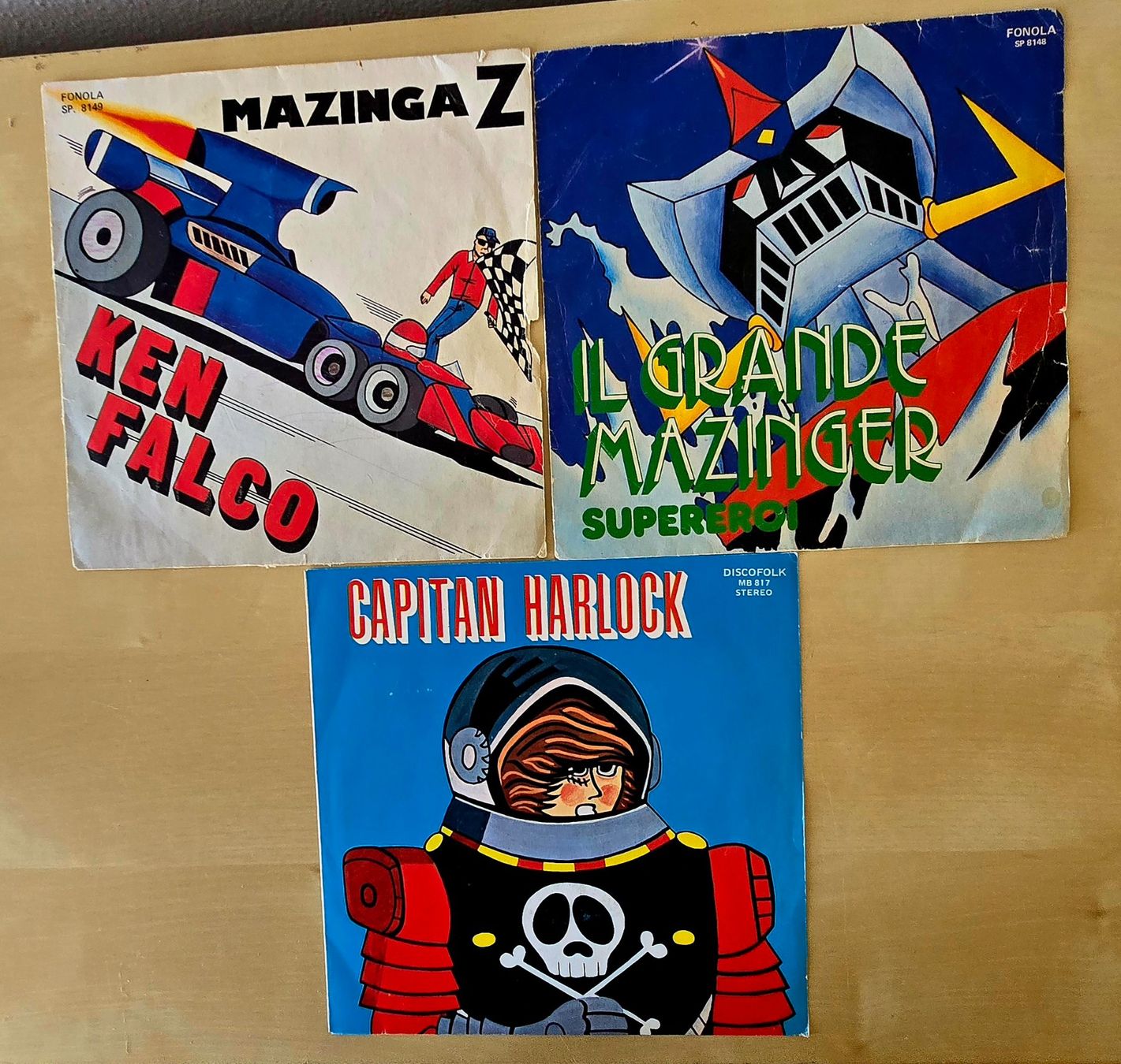 Dischi in vinile: Cartoni Animatin anni 80 Singles 7 – Usato da Lugano venduto da mdal