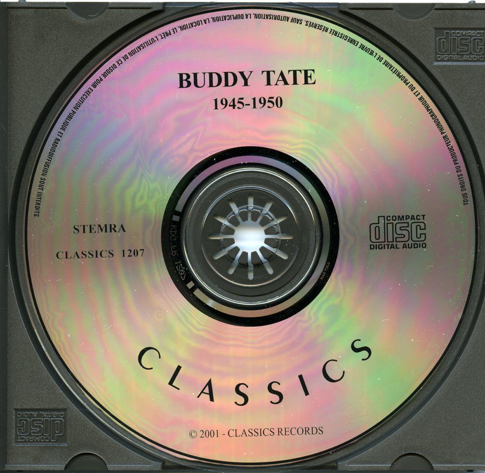 CD: Jazz-CD:  Buddy Tate 1945 - 1950 (Classics) – Usato da Hochfelden venduto da mue_lhm9 2