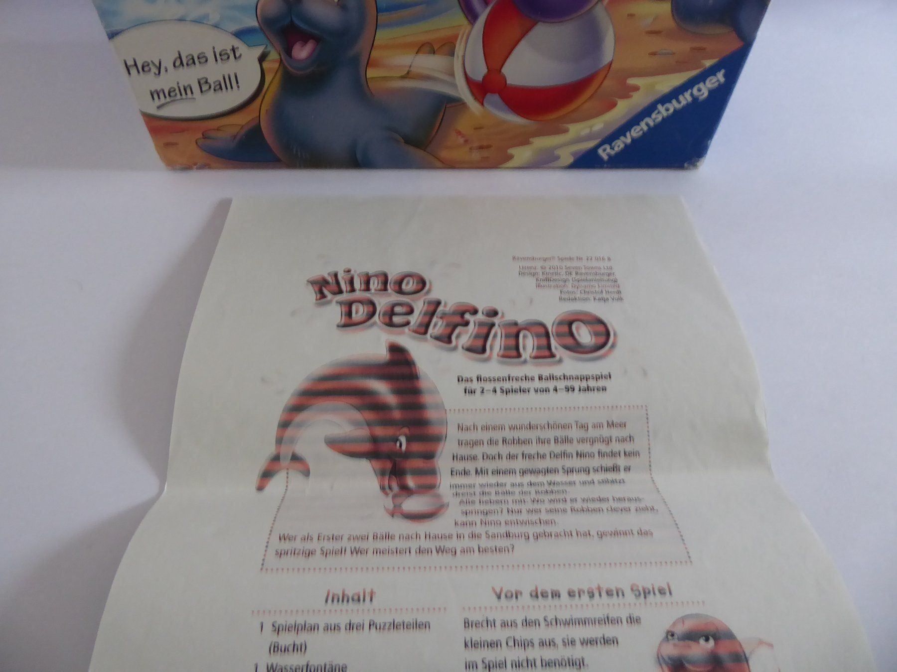 Ravensburger Spiele: Nino Delfino Ersatz Teile, Ravensburger – Neu (gemäss Beschreibung) aus Turbenthal von Panau 2