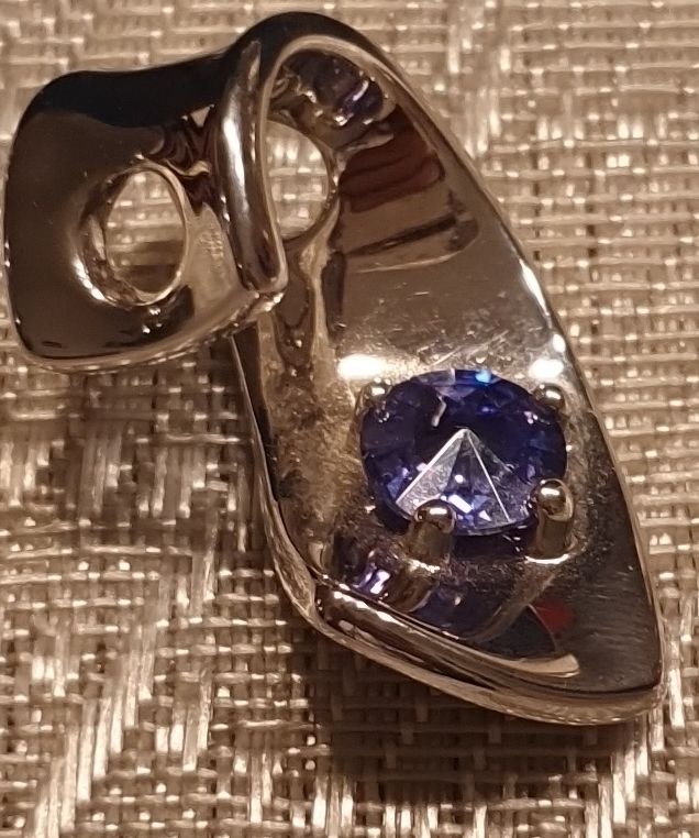 Pierre Lang Anhänger: Eleganter Pierre Lang Silberanhänger mit Stein – Gebraucht aus Laufenburg von megane1959