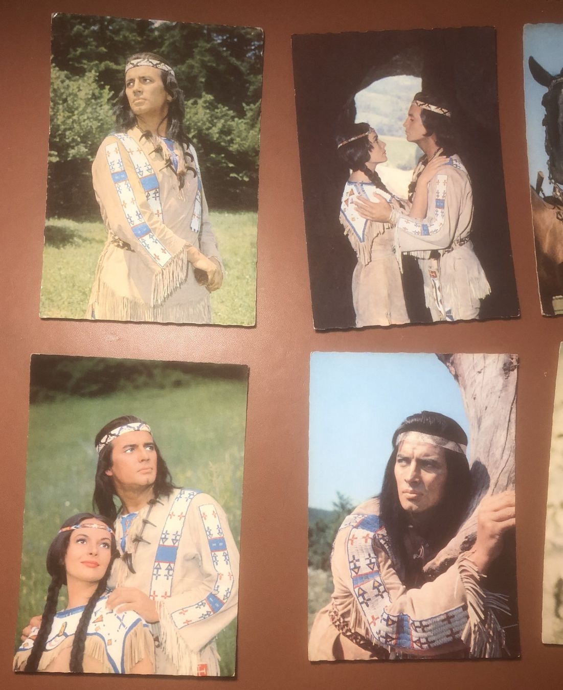 Ansichtskarten: 21 Filmpostkarten Winnetou 2 – Gebraucht aus Erlinsbach SO von Elmslie 1