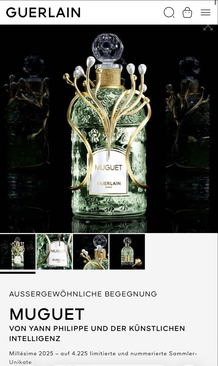 Guerlain Profumi & Eau de Toilette: ** GUERLAIN - MUGUET - 5ml ** – Nuovo e nell'imballaggio originale da Giebenach venduto da BeautyLover.90s 1