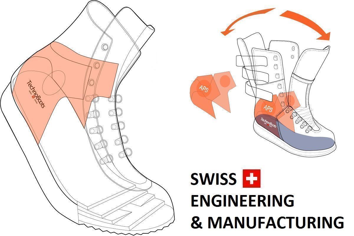 Herrenschuhe: TechnoBoots Archillessehnenschutz Gr.41 – Gebraucht aus Meggen von palm8888 6