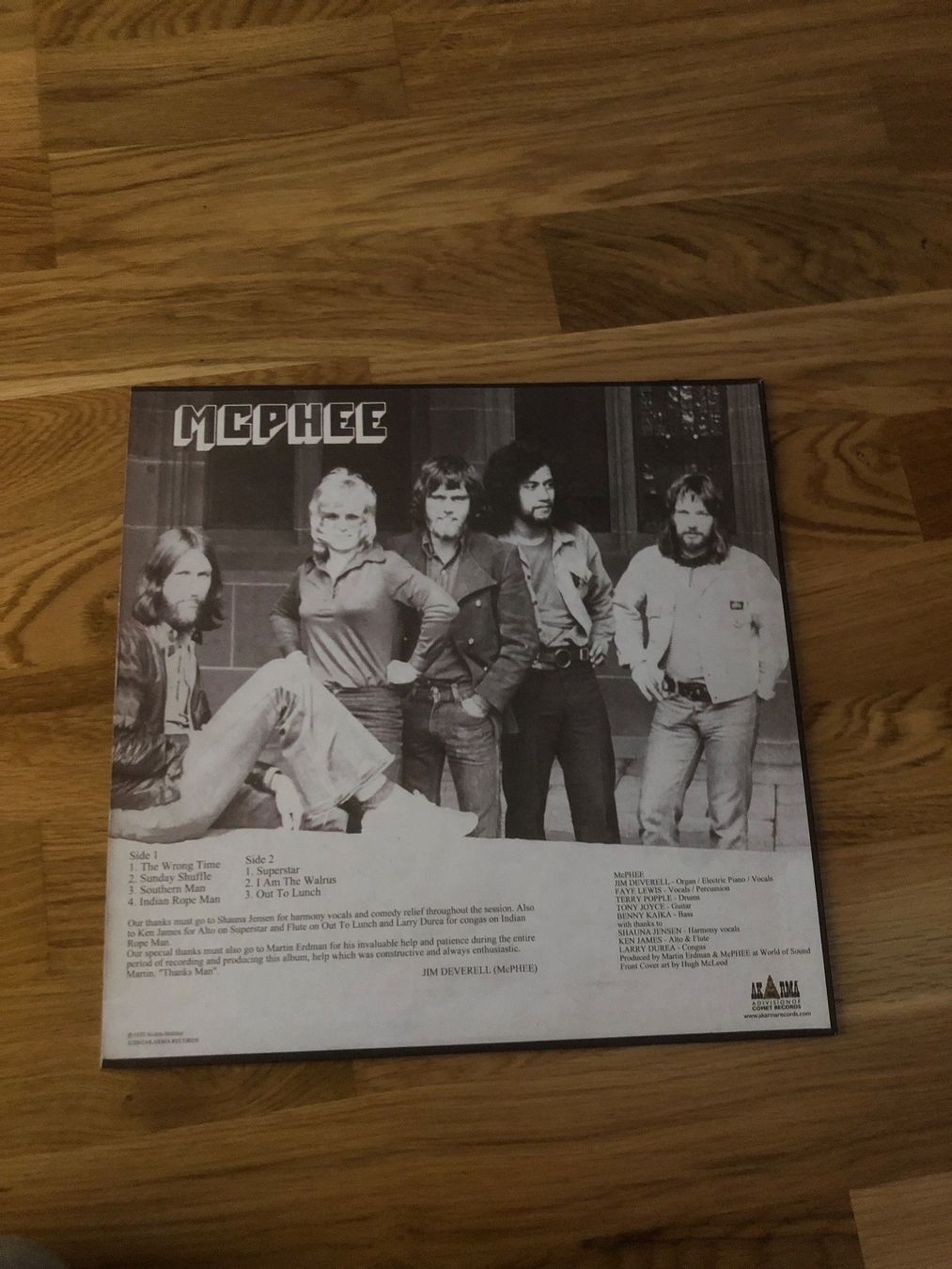 Dischi in vinile: McPhee - US LP Vinyl 1973 akarma – Usato da Zürich venduto da manuunited 1