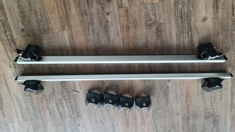 OMAC Dachträger Grundtäger Für Seat Ateca 2016-2025 - 75kg Traglast, Abschließbar, Silber