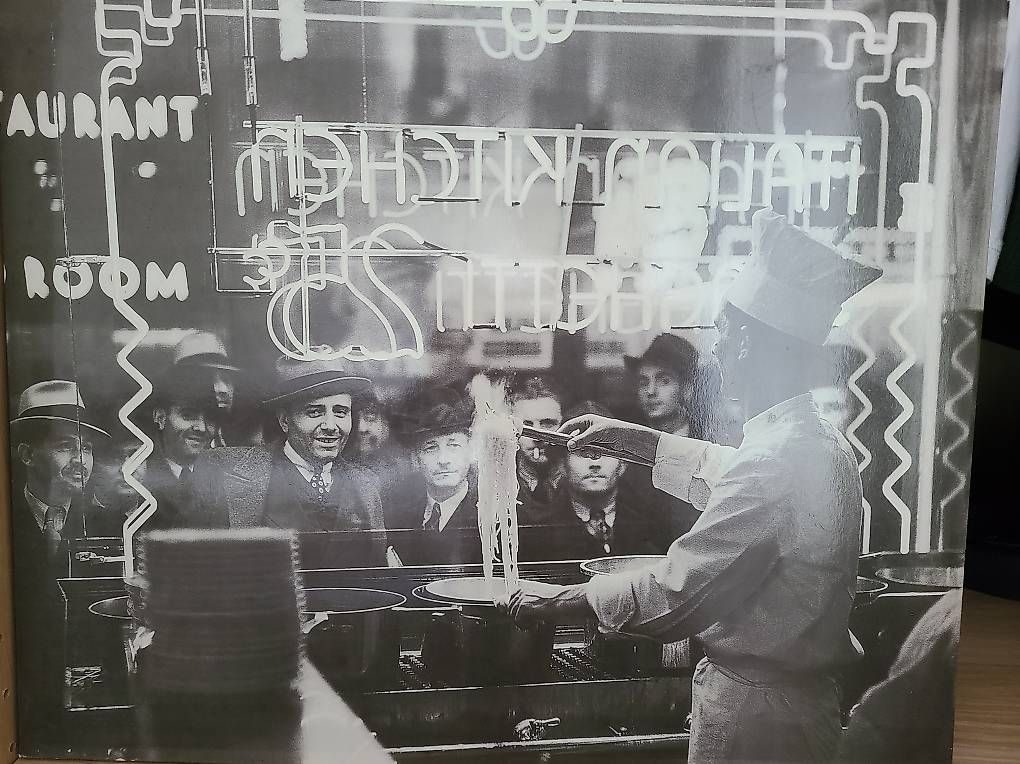 Dischi in vinile: Tolles Bild für Küche oder Restaurant 40x50cm – Usato da Winterthur venduto da electone