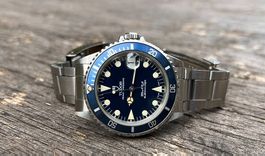 Tudor Submariner 75090  blau (Box & Papiere)