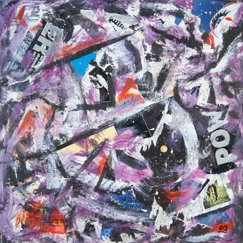 Gemälde: Collage: Power – Neu (gemäss Beschreibung) aus Fribourg von erw_68dx