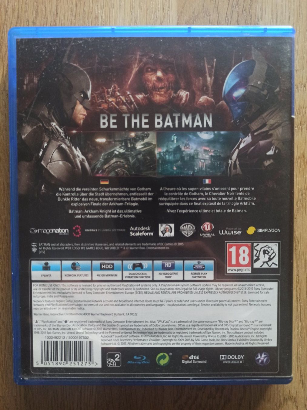Giochi: Batman Arkham Knight PS4 / PS5 – Usato da Oberweningen venduto da mar_87mx 1