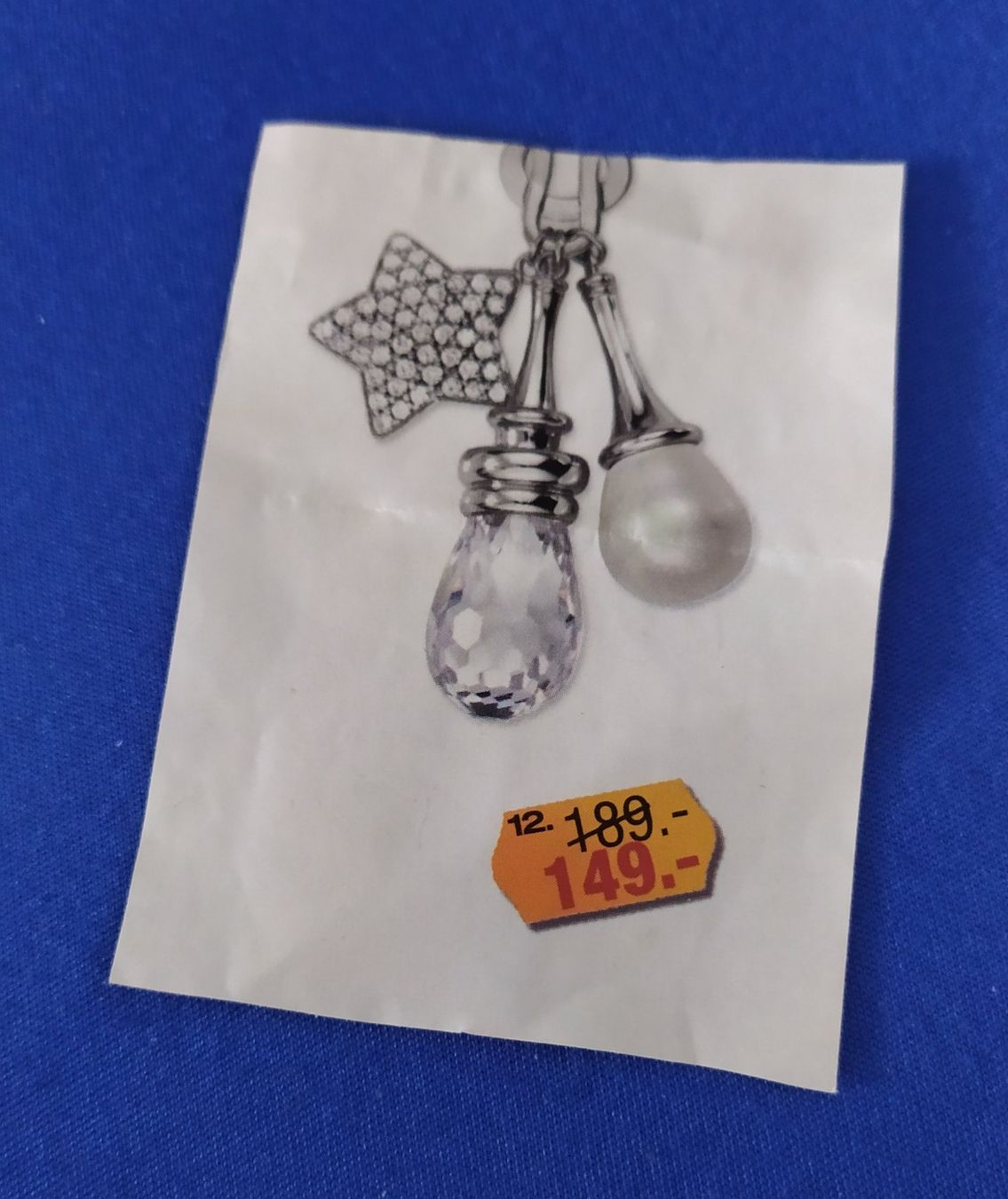 Catenine: Longue chaînette avec 3 pendentifs – Nuovo (secondo la descrizione) da Chezard St-Martin venduto da Loucail 2