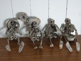 Banda Calacas Mexico Dia de los muertes Holz Schnitzerei