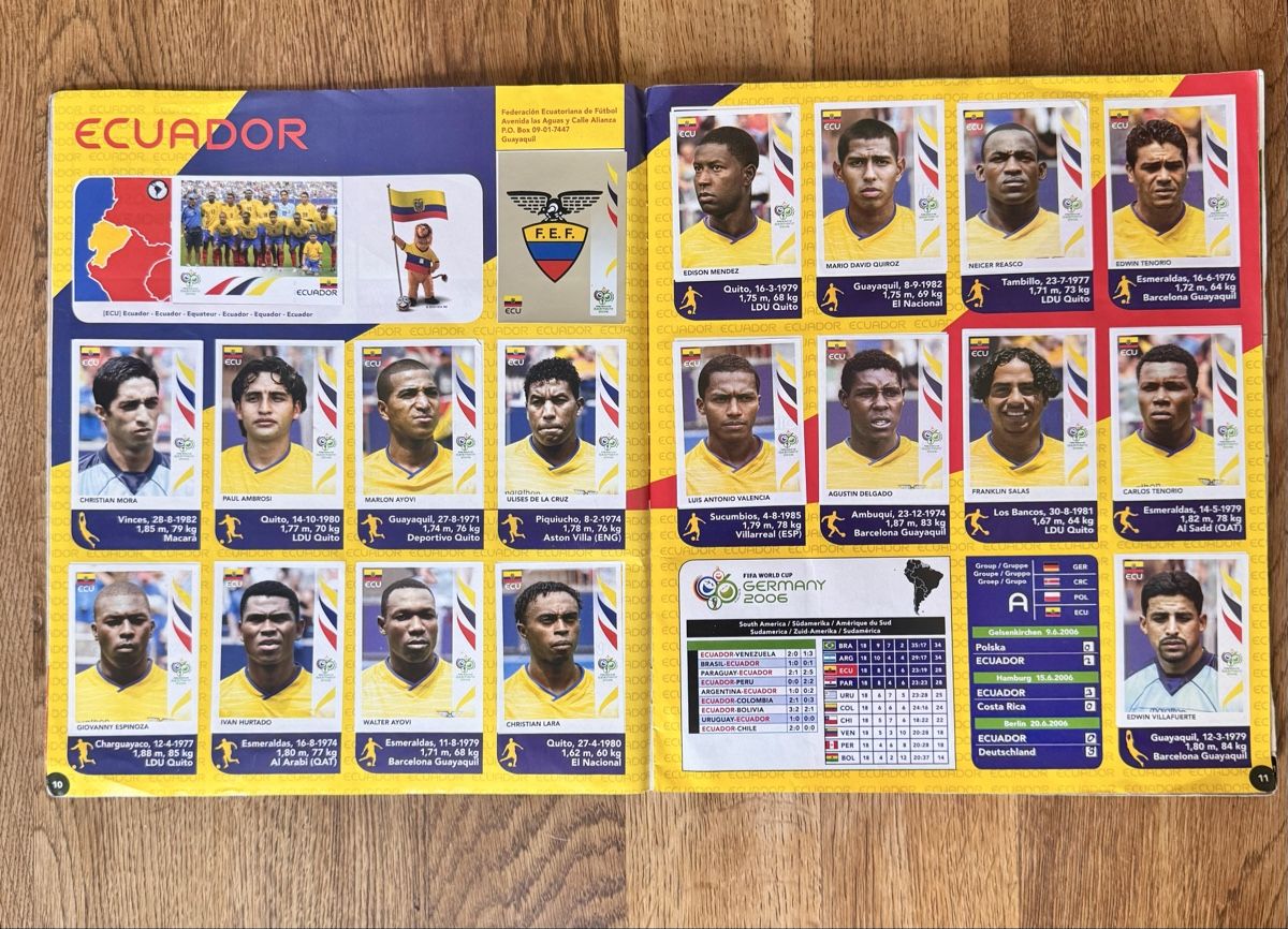 Panini Album: WM 2006 Panini Heft, komplett – Usato da Emmenbrücke venduto da Lukee1901 2