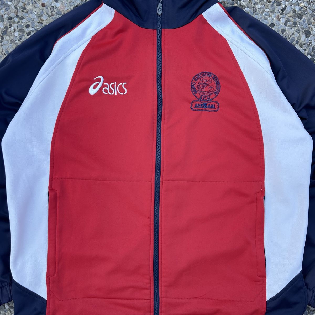 Asics Jacken: Vintage Asics Red Track jacket – Gebraucht aus brent von fukusapes 1