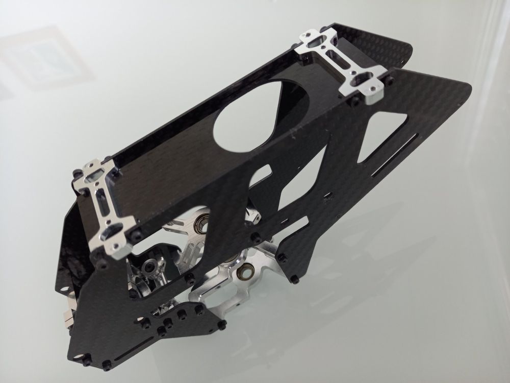 Blade Induktrix Hauptrahmen Mit Schalter – Ersatzteil Für Modellbau, Aus Kunststoff