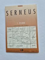 Landeskarte der Schweiz 1:25000 Sernous Ausgabe 1999