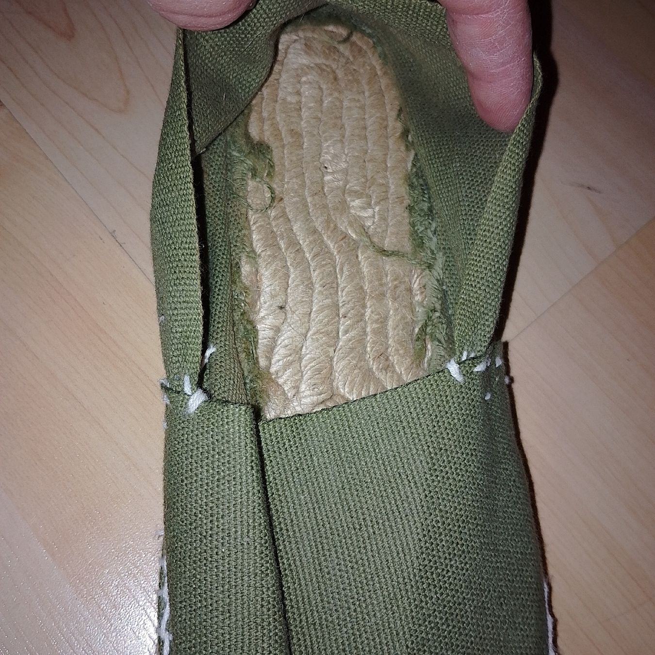 Scarpe da donna: Sommer Espadrilles, Olivgrün – Usato da Uznach venduto da EMaria83 2