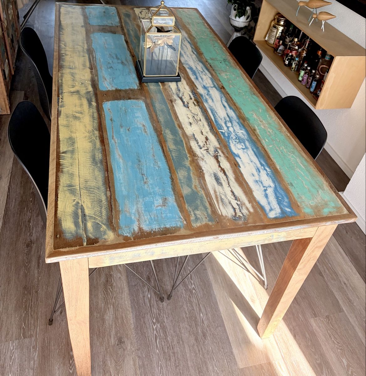 Tables: Wood Table + 4 Chairs – D'occasion à Basel par str_7k26 6