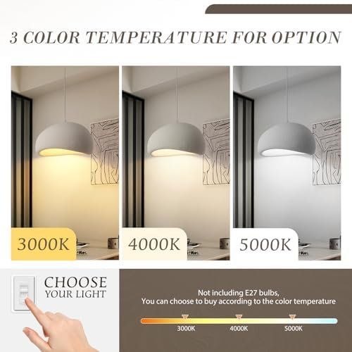 Lustres & lampes de plafonds: 30Cm Moderne Pendelleuchte Esszimmer E27 Weisser Shell – Neuf avec emballage d'origine à Hundwil par Pakethase 6