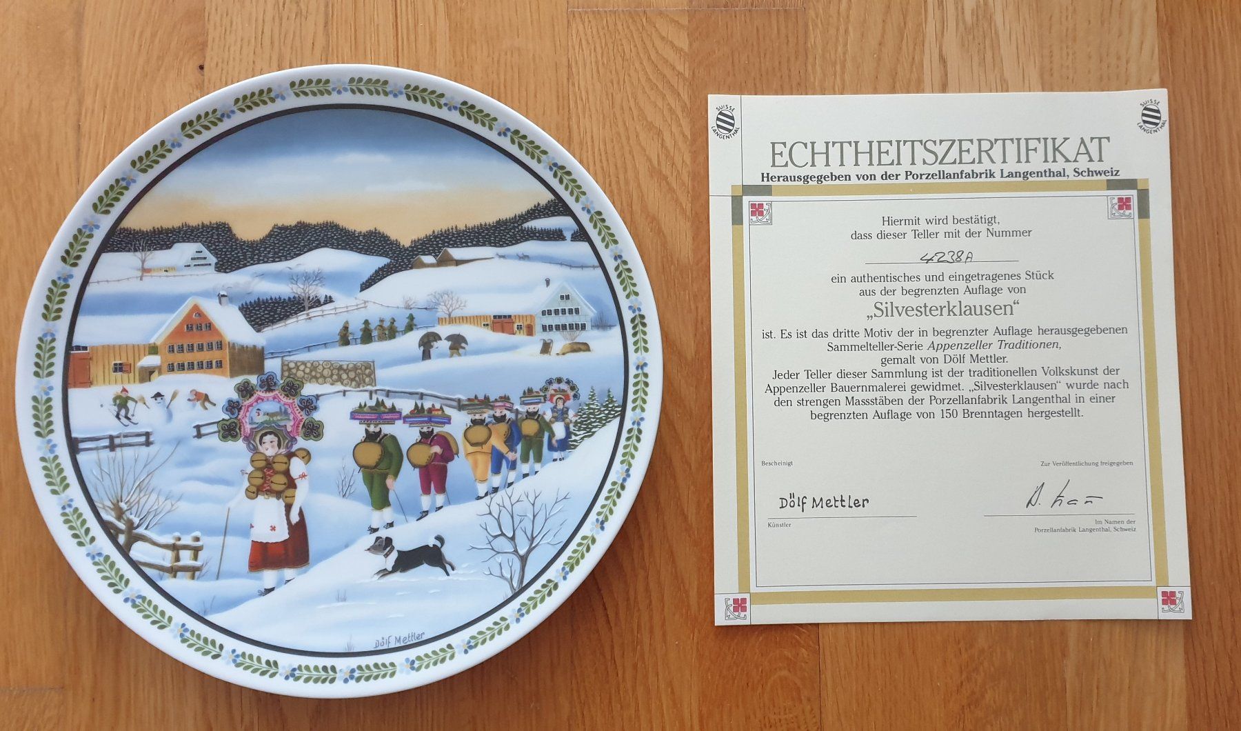 Piatti: 6 Sammelteller Appenzeller Traditionen – Usato da Schliern b. Köniz venduto da Renagrumpi 2