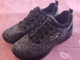 Skechers Sneaker DAZZLING HAZE grau schwarz Gr.36 NEU&OVP!