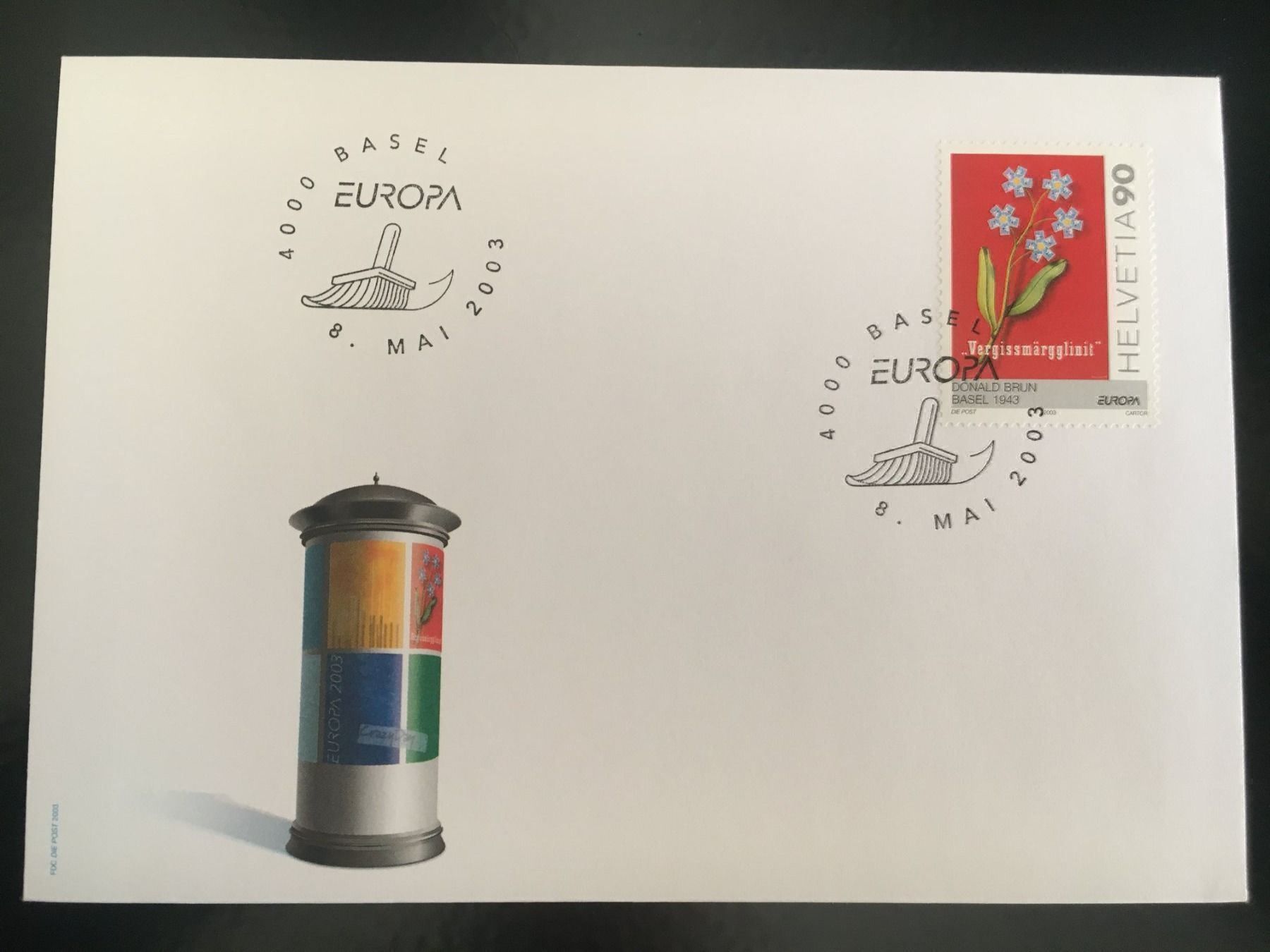 Alle Briefmarken: 2003 / Znr: 1093 auf FDC – Neu (gemäss Beschreibung) aus Grand-Lancy von Dany1973