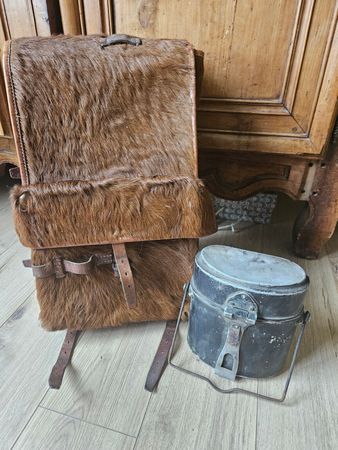 sac militaire suisse peau de vache Kilchenmann Utzenstorf