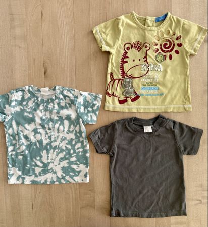 3 Stk.T-Shirt Gr. 68/74, Top Zustand für Baby Boys