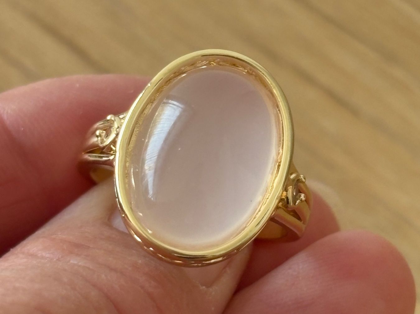 Anelli: Luxus Elegante Gr.19,5 / 9,5 Ring Farbe: Gold/Rosa – Nuovo (secondo la descrizione) da Biel-Bienne venduto da Roserosse13 4