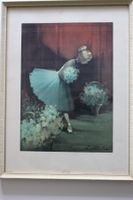 Ballerina with Flowers by Juan Giralt Lerin Litho