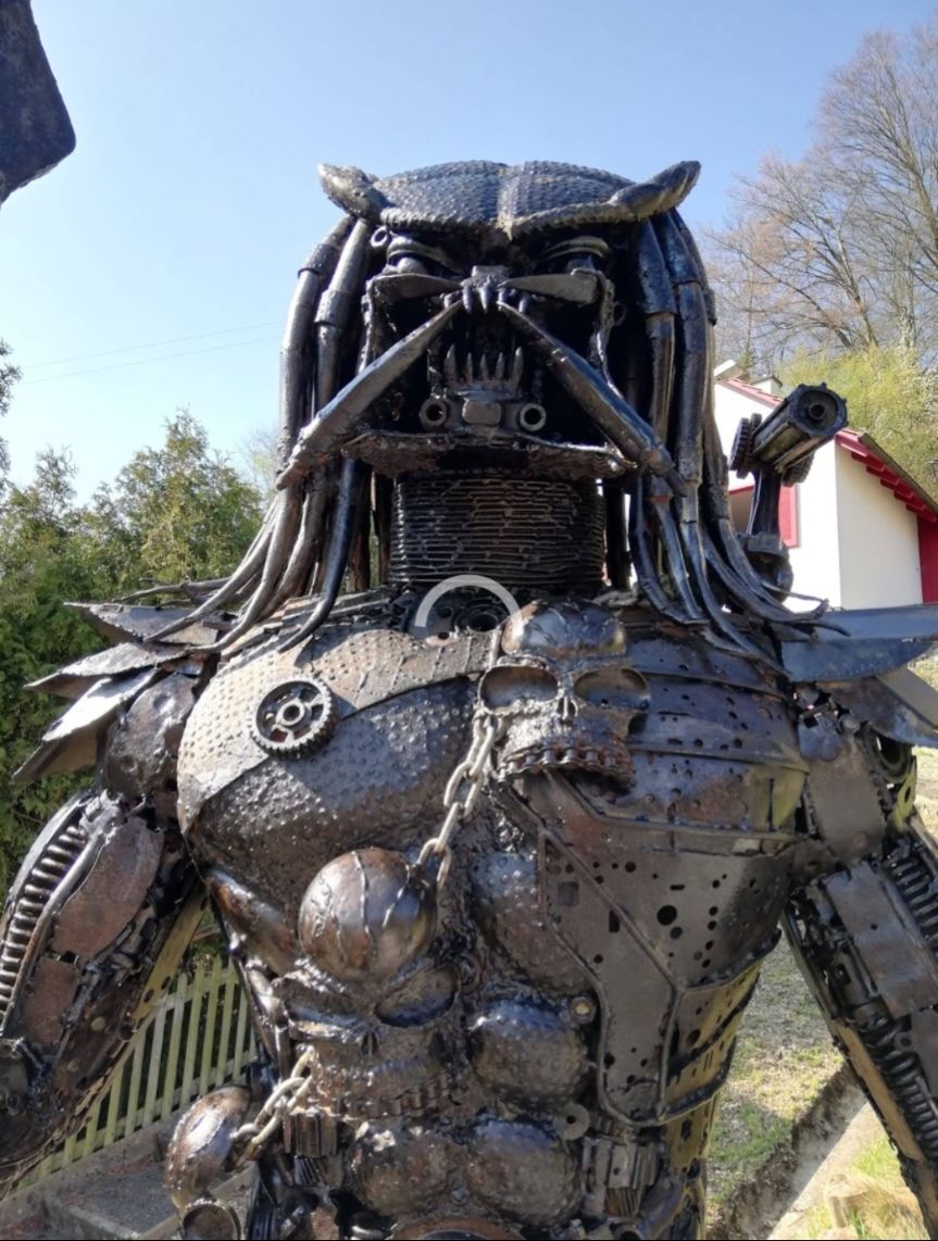 Statuette: Predator Alien Alienkopf Kunst Metal Figuren – Usato da waldenburg venduto da vr161069 5