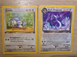 Rocket ed 1 Dratini + Dark Dragonair