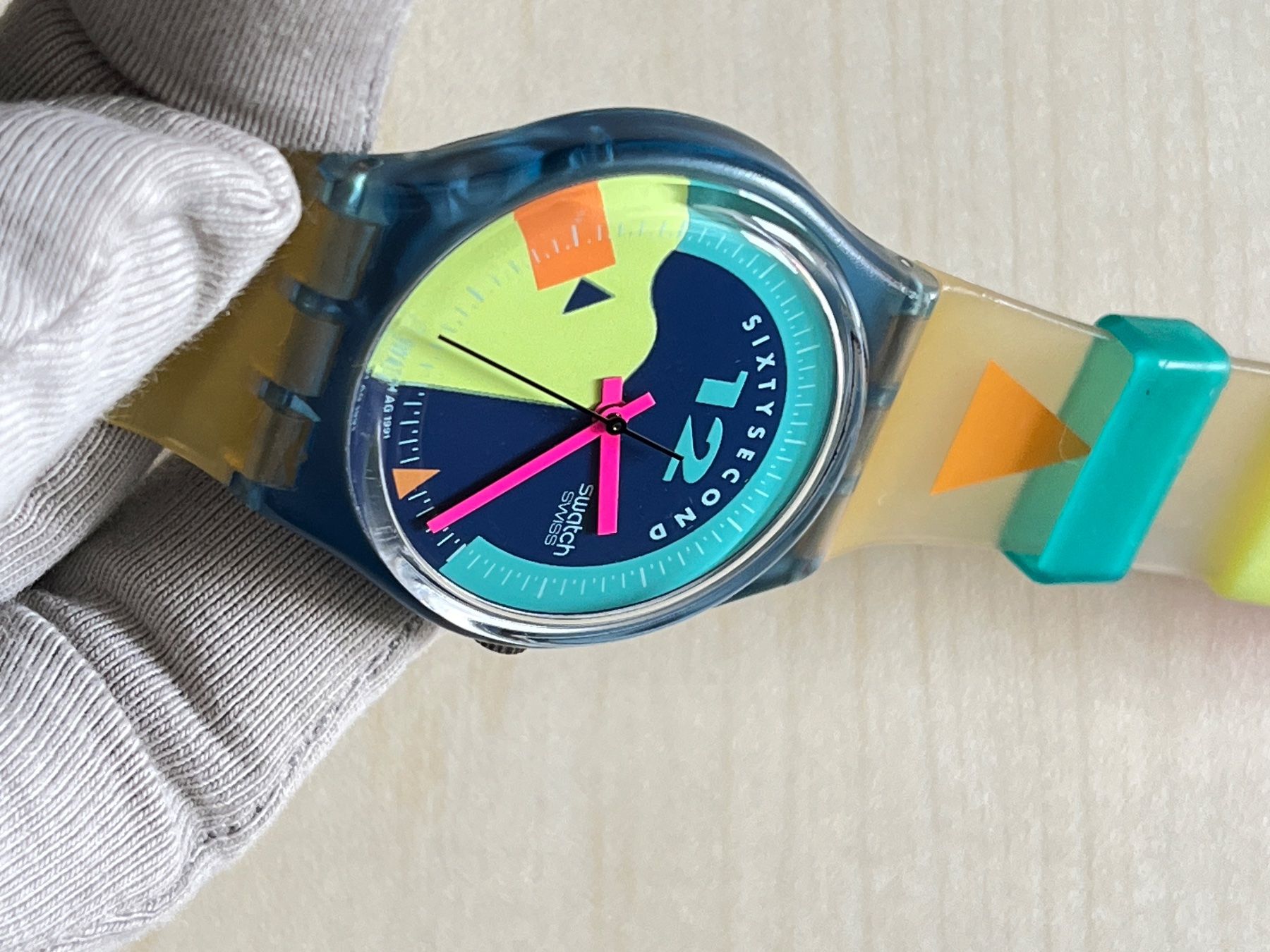 Swatch Orologi: Vintage Swatch Sixtysecond Uhr,  mit Originalver... – Usato da Grenchen venduto da chththl 7