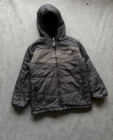 D.7 Veste The North Face réversible noire et grise taille XS