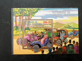 Guinea  old Cars Mini-Block gest.  (A552)