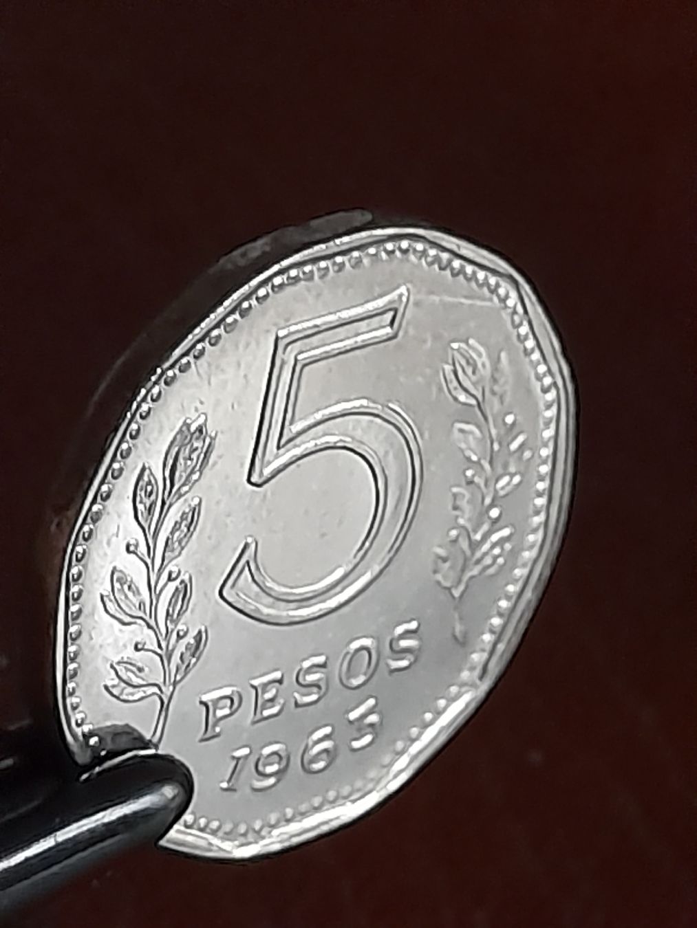 Tutti le monete: 5 Pesos 1963 Argentinien  – Usato da Basel venduto da Basel_20 4