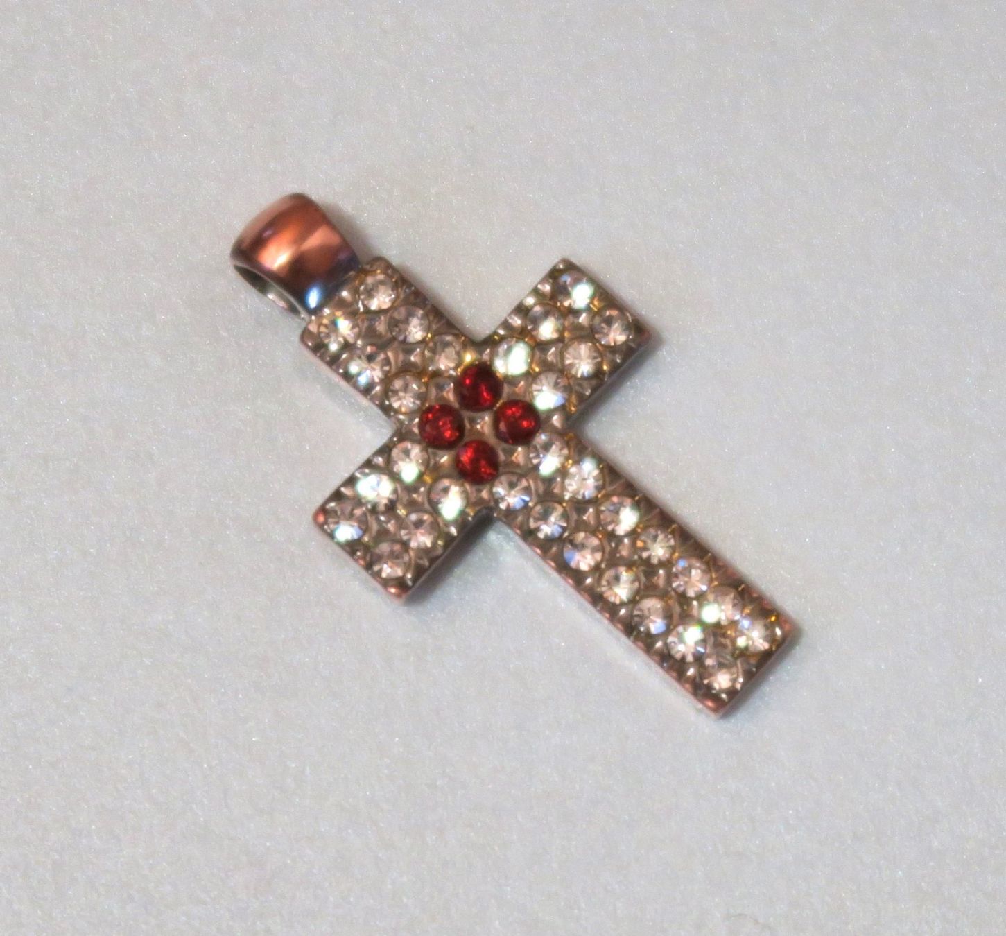 Anhänger: Anhänger Kreuz mit Strasssteinen – Gebraucht aus Brittnau von marlenestone 1