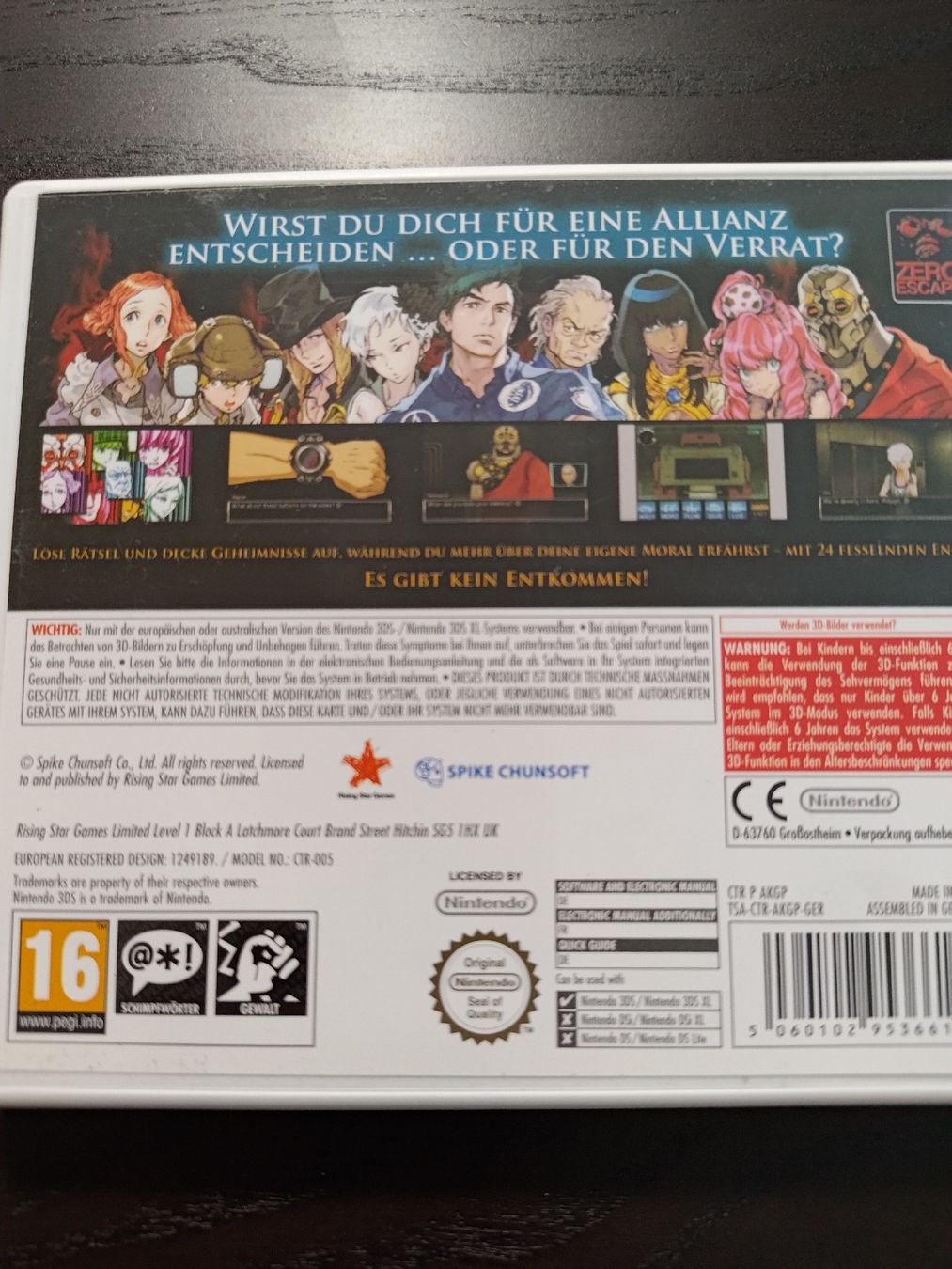 Spiele: Nintendo 3DS - Virtue's Last Reward  – Gebraucht aus Bern von Light_Y 1