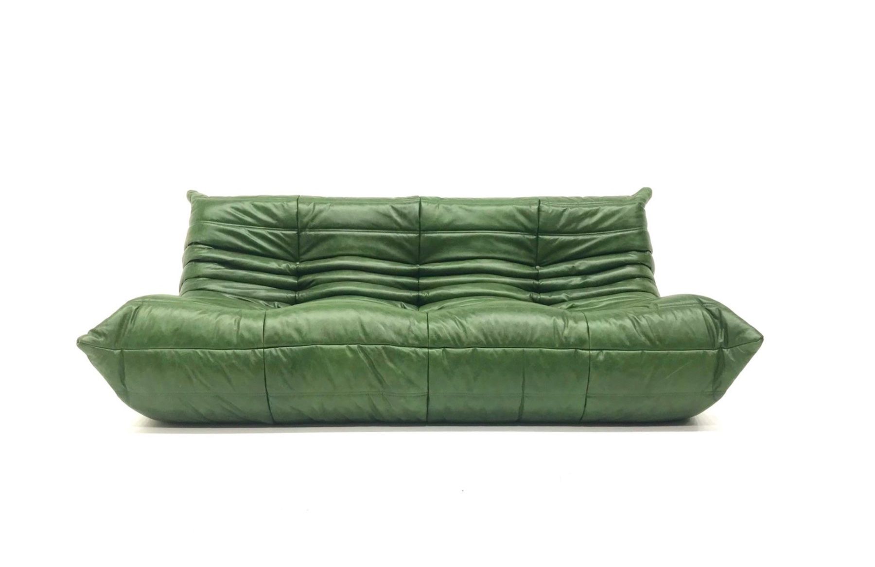 Ligne Roset Sofas: 3er Sofa Togo, neu bezogen mit Leder – Neu (gemäss Beschreibung) aus Zürich von ERATOMIUM 1