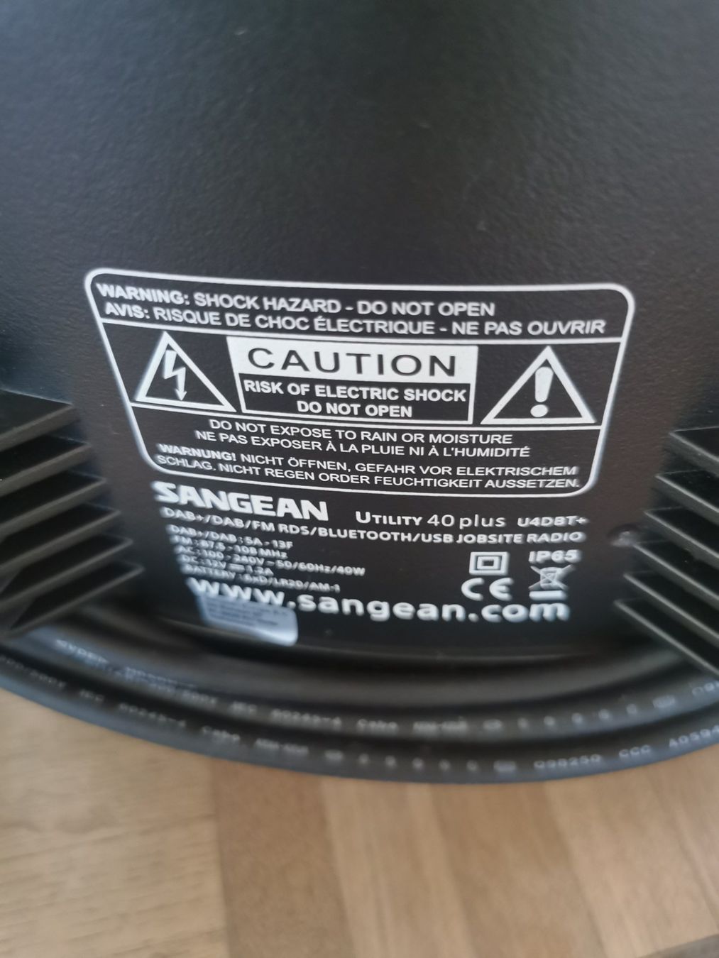 Sangean Radios: SANGEAN Baustellenradio DAB – Gebraucht aus Belp von  8