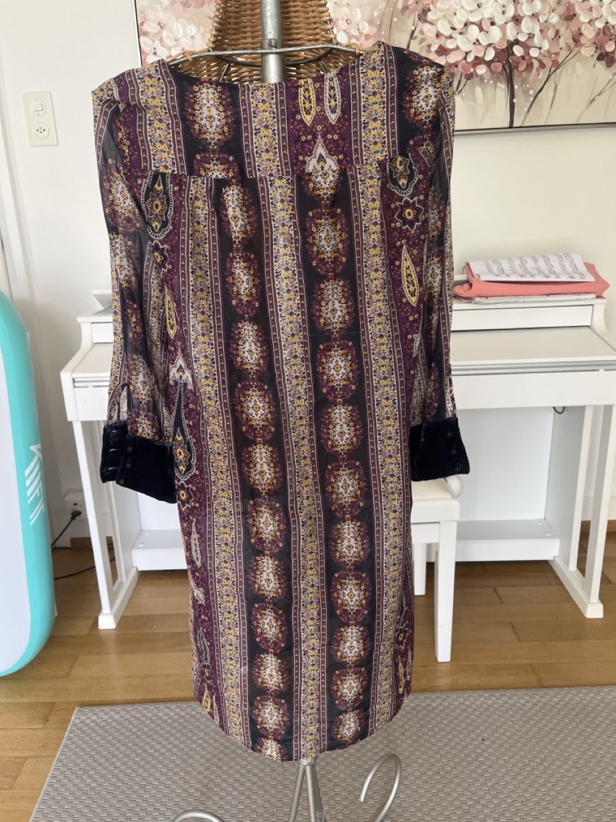 Max Mara Robes: Kleid mit Samtbesatz, violet, Max&Co. – D'occasion à Solothurn par Bobesch08 4