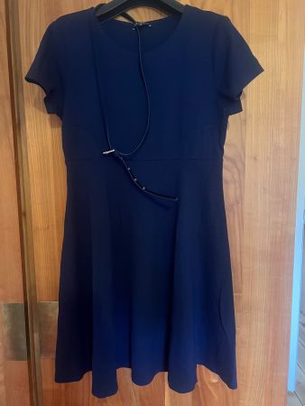 Schwangerschaftskleid, Navy, Attesa (made in Italy), Gr. M