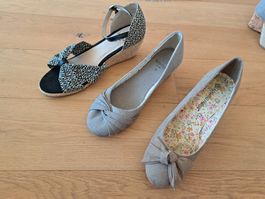 Lot de 3 paires de chaussures d'été femme T.39 Neuves ou ...