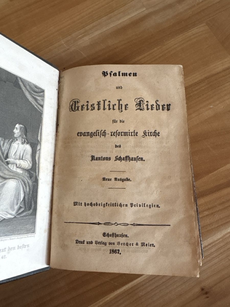 Bücher: altes Kirchen Gesang Buch von 1867 – Gebraucht aus Rümlang von euqinom16 1