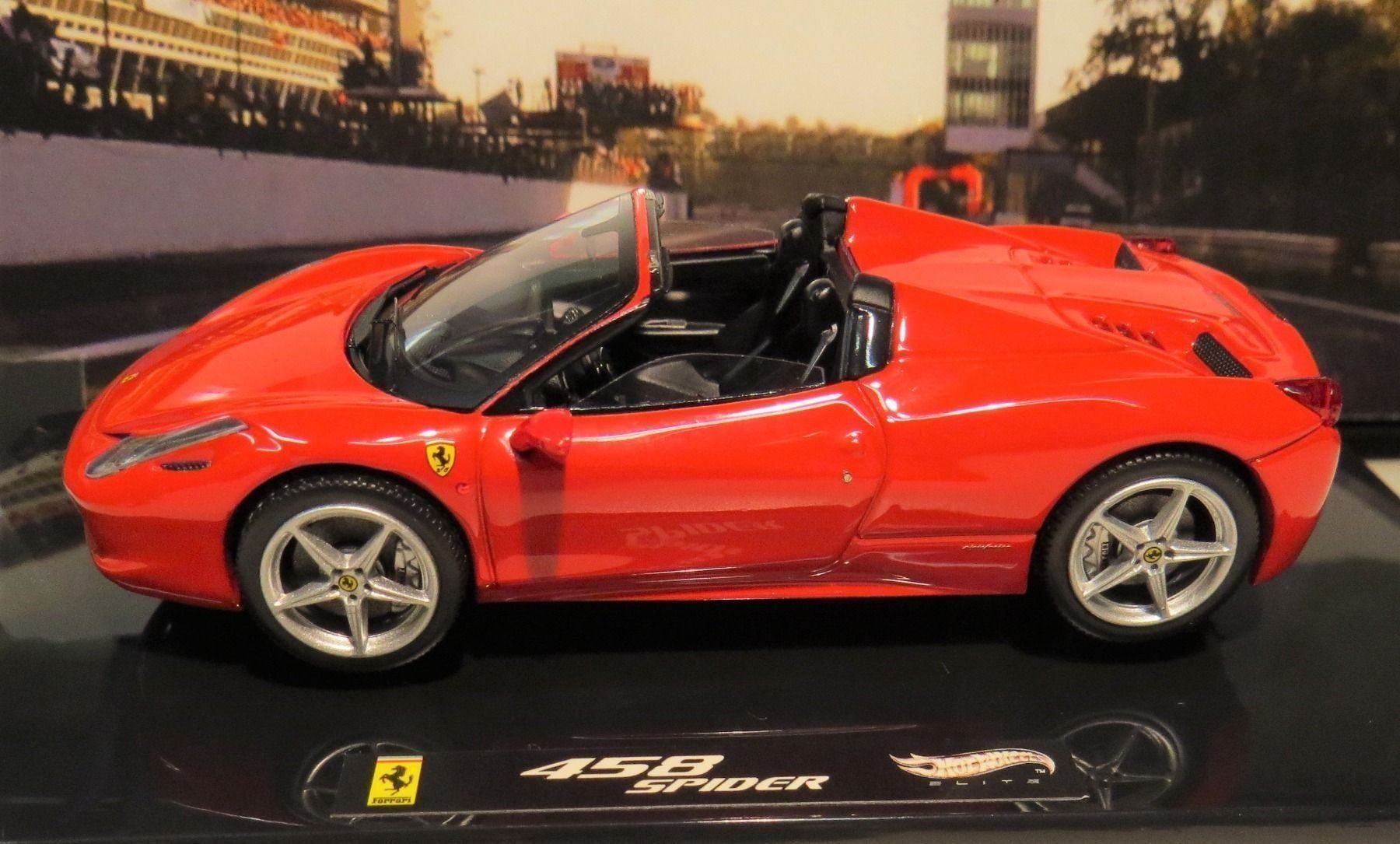 Ferrari Modellautos: 1:43 Ferrari 458 spyder Hot Wheels – Neu und originalverpackt aus Ettingen von campione_1 1