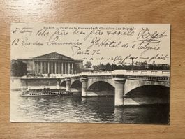 Alte Ansichtskarte aus Paris, Pont de la Concorde, Top!